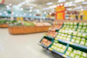 supermarket blur background photo