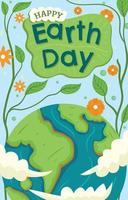 Earth Day Awareness Poster vector
