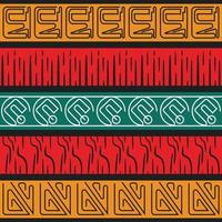 Abstract African Color Seamless Pattern vector