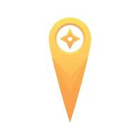 ninja location logo element design template icon vector