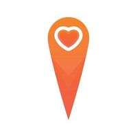 love location logo element design template icon vector