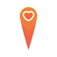 love location logo element design template icon vector