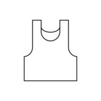 tanktop men for symbol icon website presentation vector