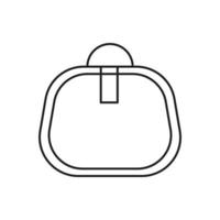 bag icon for symbol icon website presentation vector