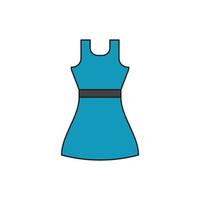 dress vector for symbol icon website presentation