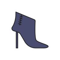 vector de zapatos de mujer para presentación de sitio web de icono de símbolo