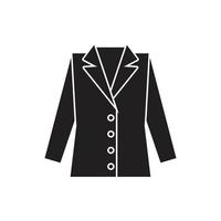blazer de mujer para presentación de sitio web de icono de símbolo vector