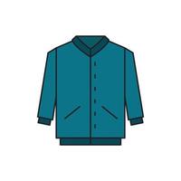 jacket for symbol icon website presentation vector