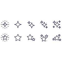 diseño de vectores de iconos de estrellas