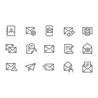 mail icons vector design