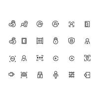Login icons vector design