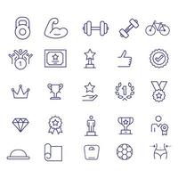 Fitness and Sports icons vector design