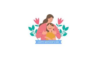 ilustración del concepto del día de la madre vector