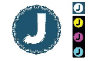 J letter new logo and icon design template vector