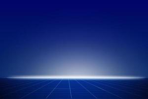 White and dark blue abstract perspective background with squares. photo