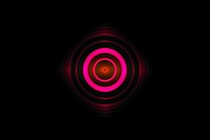 anillo abstracto con fondo oscilante de ondas sonoras foto