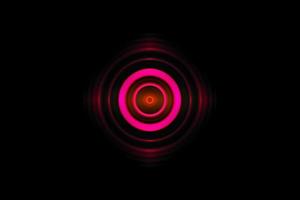 Abstract ring with sound waves oscillating background photo