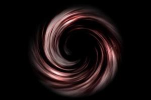 Abstract spiral fog on black background photo