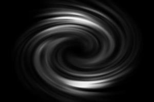 niebla espiral abstracta sobre fondo negro foto