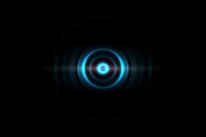 Abstract ring with sound waves oscillating background photo