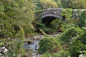 Traditional Stone Bridge over the Glaslyn River