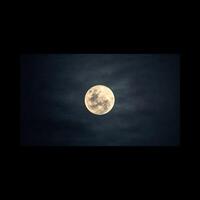 full moon, beautiful moon, smiling moon, at night, photo