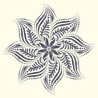 Mandala ornament motif vector