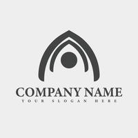 modern and simple abstract logo for company premium vector