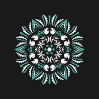 Vector Mandala ornament. Vintage decorative elements. Oriental round pattern. Islam, Arabic, Indian, turkish, pakistan, chinese, ottoman motifs. free Vector