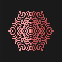 Modern mandala art vector design with a beautiful mix of colours Free Vector