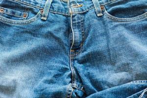 Jeans texture close up photo