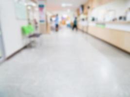 Abstract blur hospital background photo