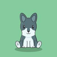corgi perros dibujos animados perrito mascotas colección doguillo fornido maltés beagle rottweiler chihuahua buldog animales