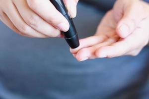 Test Blood Glucose For Diabetes photo