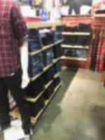 boutique shop blurred background photo