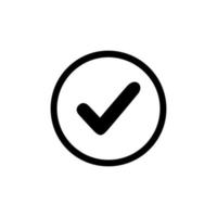 black checklist icon vector