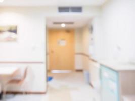 Abstract blur Hospital Room interior for background photo