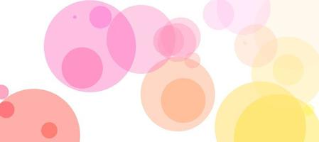 Abstract circle bokeh background in light colorful photo