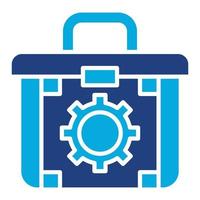 Toolbox Glyph Two Color Icon vector