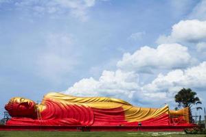 The Buddha painted in Songkhla, Thailand photo