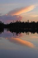 Unique Clouds at Sunset photo