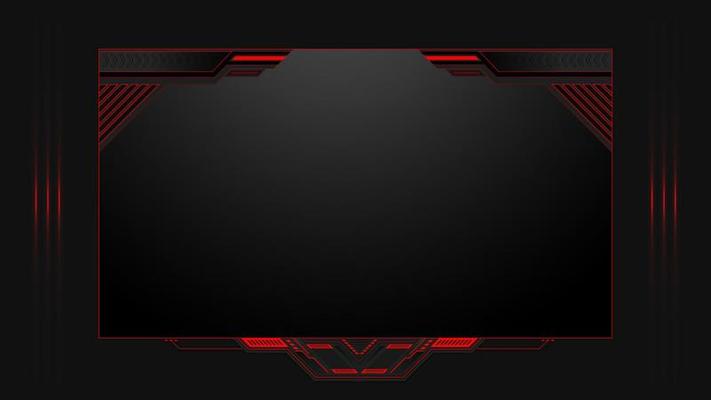 futuristic gaming background in Livestream Vector