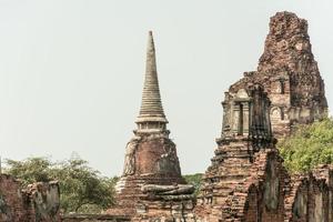 THAILAND Ruins and Antiques at the Ayutthaya Historical Park Tourists from around the world Buddha decay photo