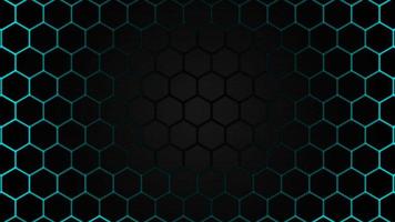 Design of future surface with hexagon technology abstract background photo