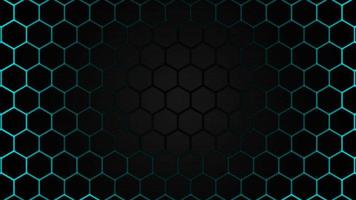 Design of future surface with hexagon technology abstract background photo