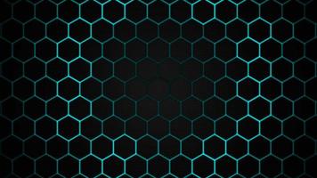 Design of future surface with hexagon technology abstract background photo