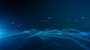 Digital cyberspace futuristic lines and dots connect, Technology digital data network connections, Global social network connection background photo