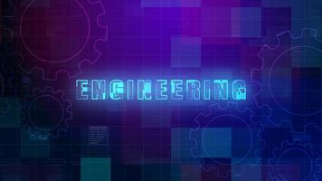 Engineering Text, Technology digital data futuristic abstract background. photo