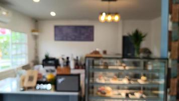 difuminar el interior de la cafetería y la pastelería y el restaurante para el fondo foto