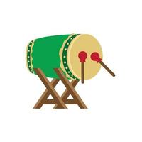 Islamic drum icon vector